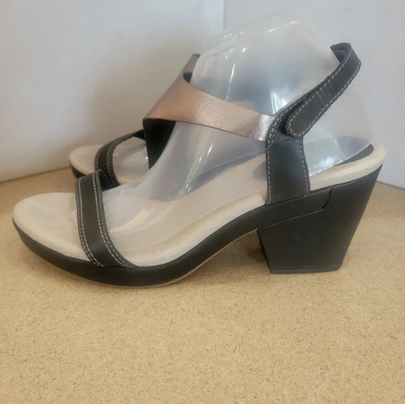 JAMBU MEDIUM HEEL SANDALS (sz 11) - Picture 5 of 6